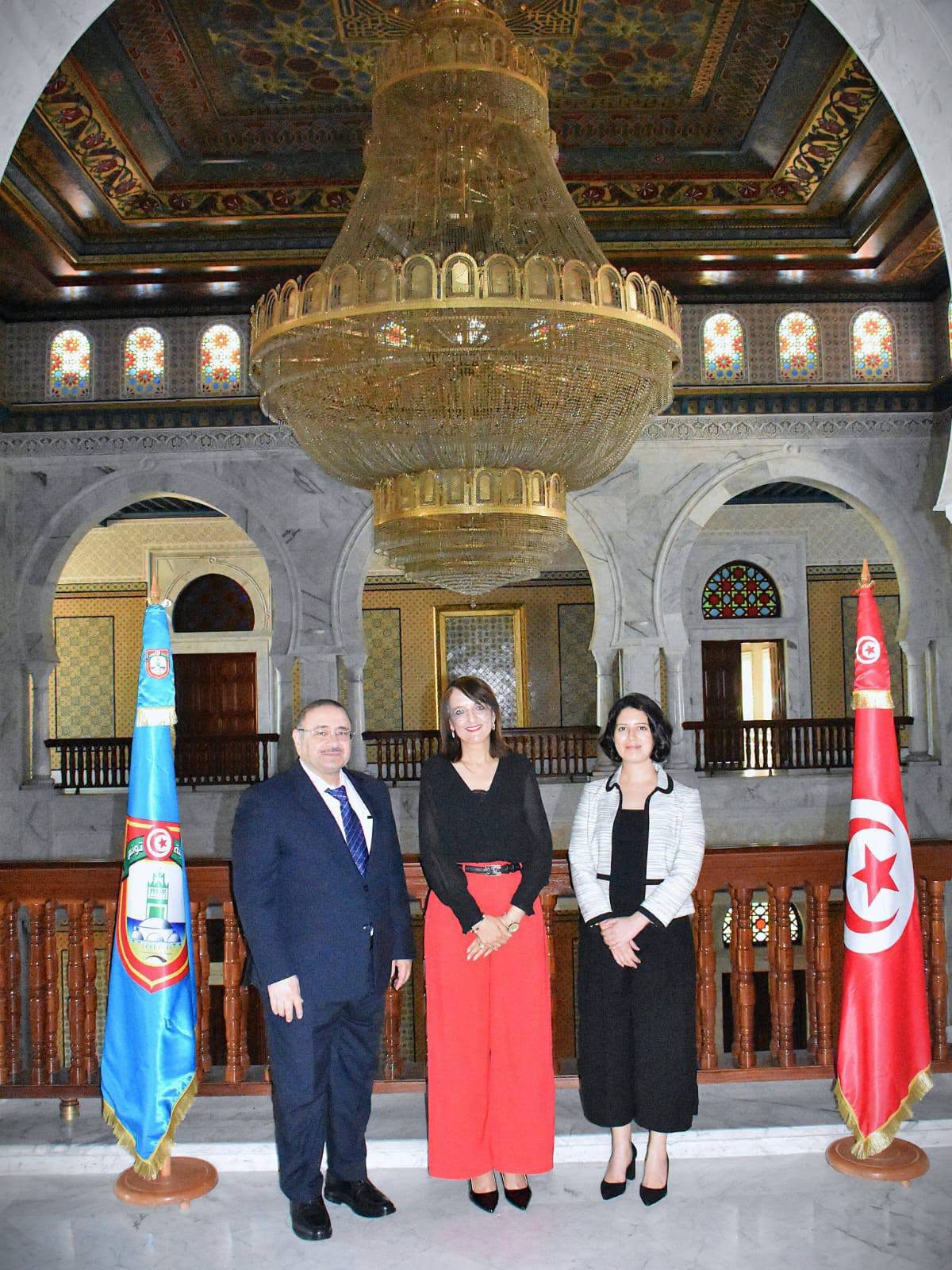 زيارة وفد من المعهد العربي لإنماء المدن