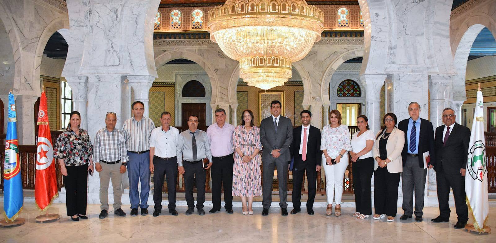 زيارة الأمين العام لمنظمة المدن العربية